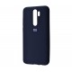 Чехол для Xiaomi Redmi Note 8 Pro Silicone Cover Midnight Blue