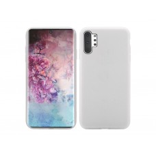 Чехол для Samsung Note 10 Plus Silicone case Lavender Gray