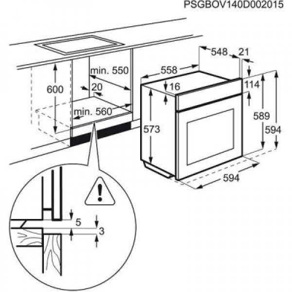 Духовка ELECTROLUX OPEA 2350B