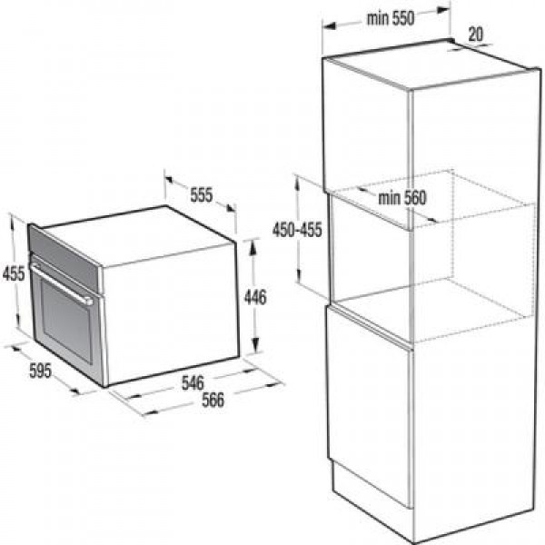 Духовка Gorenje BCM 547S12X