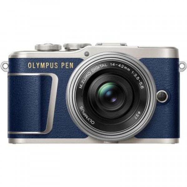 Фотоаппарат OLYMPUS E-PL9 14-42 mm Pancake Zoom Kit blue/silver (V205092UE000)