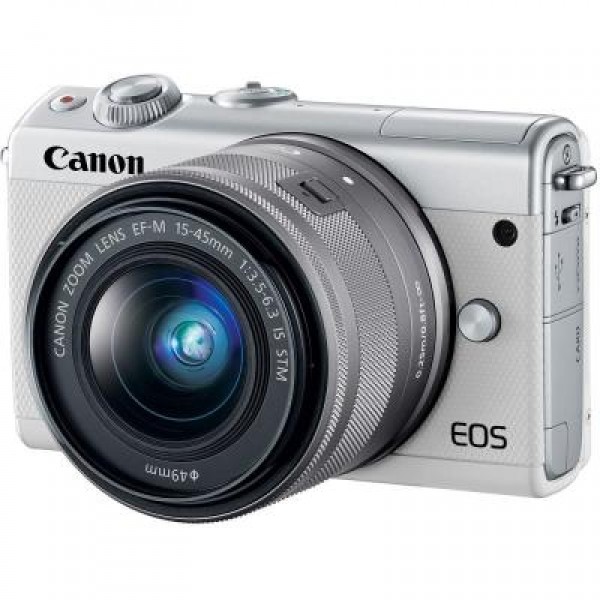 Фотоаппарат Canon EOS M100 15-45 IS STM Kit White (2210C048)