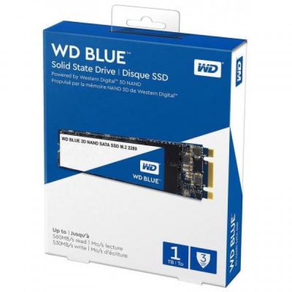 SSD накопитель M.2 2280 1TB Western Digital (WDS100T2B0B)