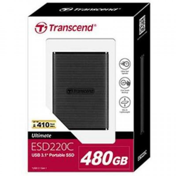 Внешний накопитель SSD USB 3.1 480GB Transcend (TS480GESD220C)