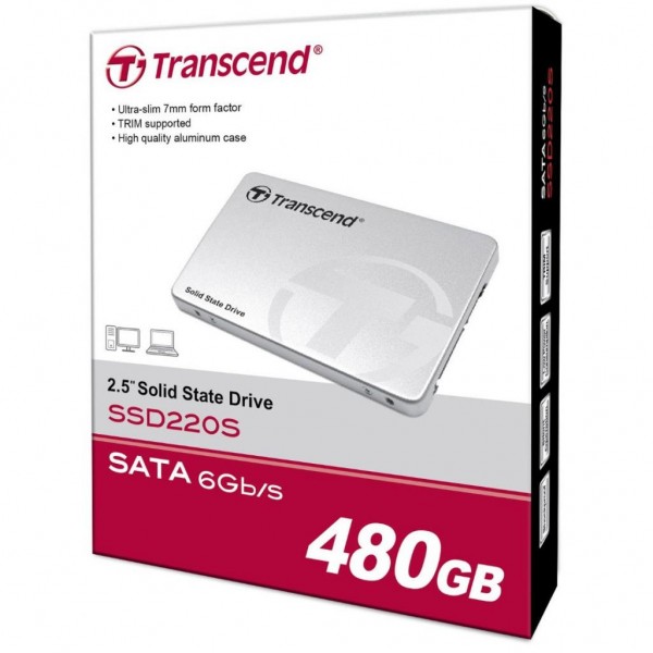SSD накопитель 2.5 480GB Transcend (TS480GSSD220S)