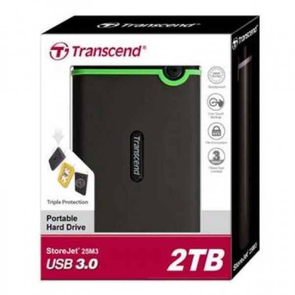 Внешний накопитель 2.5 2TB Transcend (TS2TSJ25MC)