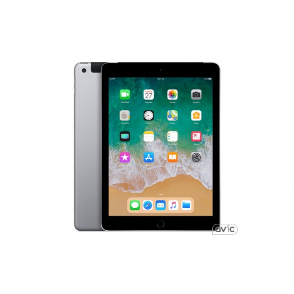 Планшет Apple iPad 2018 Wi-Fi + Cellular 32GB Space Gray (MR6Y2)