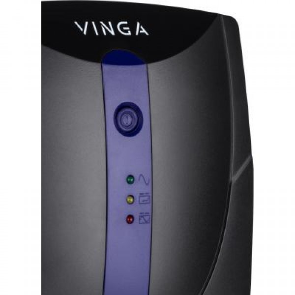 ИБП Vinga LED 600VA plastic case (VPE-600P)