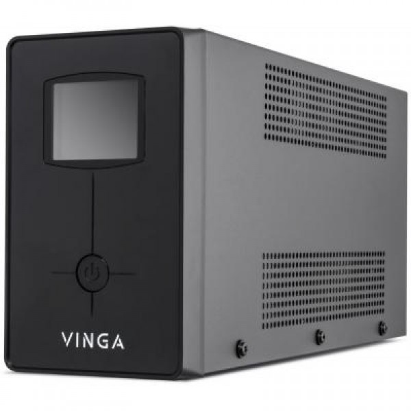 ИБП Vinga LCD 2000VA metall case (VPC-2000M)