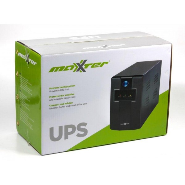 ИБП Maxxter MX-UPS-B1000-01 1000VA, AVR, 3xShuko