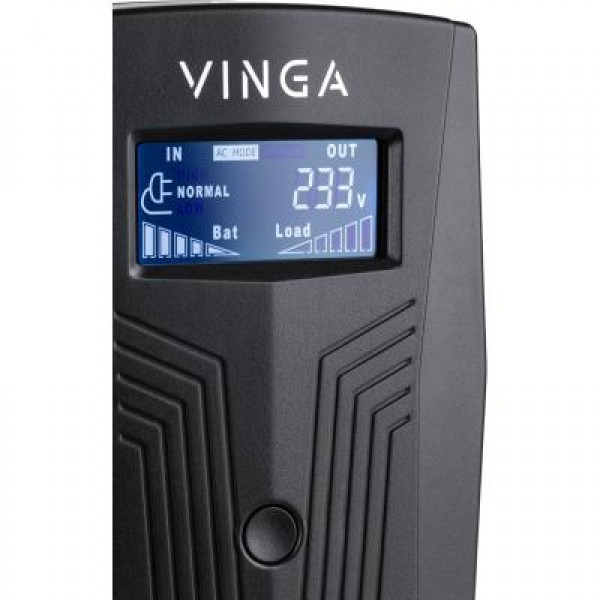 ИБП Vinga LCD 1500VA plastic case (VPC-1500P)