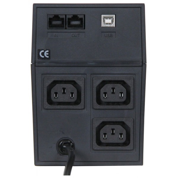 ИБП Powercom RPT-800AP 3 x IEC, USB (00210196)