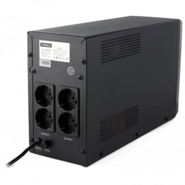 ИБП Vinga LCD 1500VA metal case (VPC-1500M)