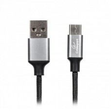 Кабель Cablexpert (CCPB-C-USB-09BK) USB 2.0 A - USB Type-C, премиум, 1м, черный
