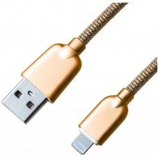 Кабель Grand-X USB-Lightning ML-02 1.5A, 1м Gold (ML02G)