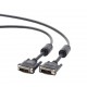 Кабель мультимедийный DVI to DVI 24+1pin, 1.8m Cablexpert (CC-DVI2-BK-6)