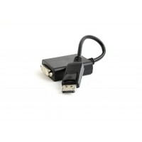 Адаптер-переходник Cablexpert (A-DPM-DVIF-03) DisplayPort-DVI, 0.1м, черный