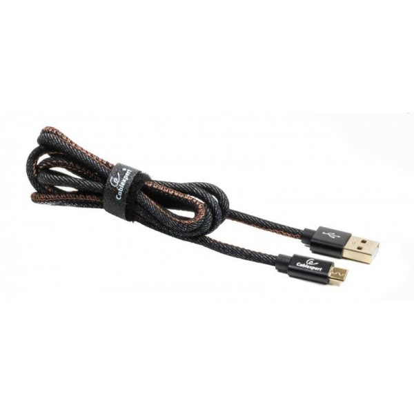 Кабель Cablexpert (CCPB-M-USB-04BK) USB 2.0 A - microB, премиум, 1м, черный