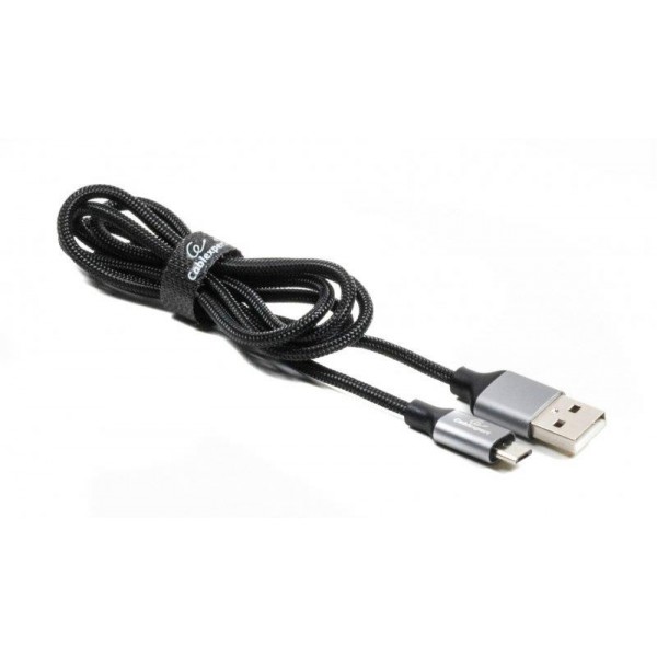 Кабель Cablexpert (CCPB-M-USB-09BK) USB 2.0 A - microB, премиум, 1м, черный