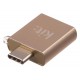 Адаптер Kit Premium 3.1 USB-C - USB-A Gold (CADPGD)