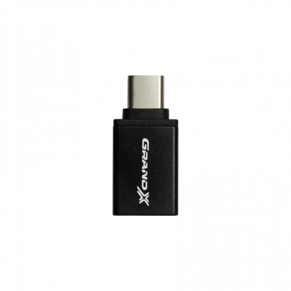 Адаптер Grand-X USB Type-C(BM)-USB 3.0(AF) Black (AD-112)