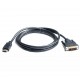 Кабель мультимедийный HDMI to DVI 1.8m REAL-EL (EL123500013)