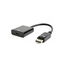 Адаптер-переходник Cablexpert (A-DPM-HDMIF-03) DisplayPort-HDMI, 0.1м, черный