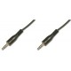 Кабель мультимедийный Jack 3.5mm M/Jack 3.5mm M 1.5m DIGITUS (AK-510100-015-S)