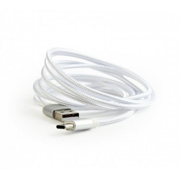 Кабель Cablexpert (CCB-mUSB2B-AMCM-6-S) USB 2.0 - USB Type-C, 1.8м, серебристый
