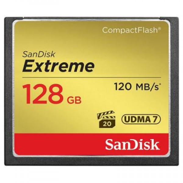 Карта памяти SanDisk 128GB Compact Flash Extreme (SDCFXSB-128G-G46)