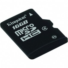 Карта памяти Kingston 16 GB microSDHC class 4 + SD Adapter SDC4/16GB
