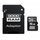 Карта памяти MicroSDHC 16GB Class 4 GOODRAM + SD adapter (M40A-0160R11)