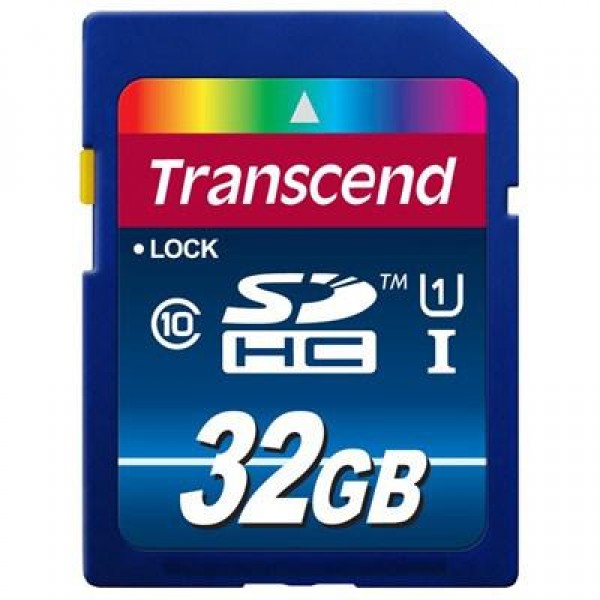 Карта памяти Transcend 32Gb SDHC class 10 UHS-I Premium (TS32GSDU1)