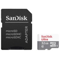 Карта памяти SanDisk 32GB microSD Class 10 UHS-I Ultra (SDSQUNS-032G-GN3MA)