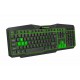 Клавиатура Esperanza EGK201 (EGK201GUA) Green USB