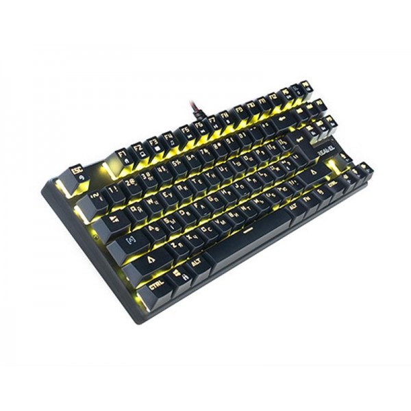 Клавиатура REAL-EL M28 RGB TKL USB черный UAH