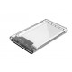 Внешний карман ProLogix SATA HDD 2.5, USB 3.0, Clear (PMR-U27F-CLEAR)