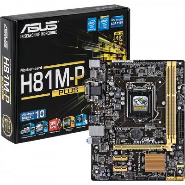 Материнская плата ASUS H81M-P PLUS