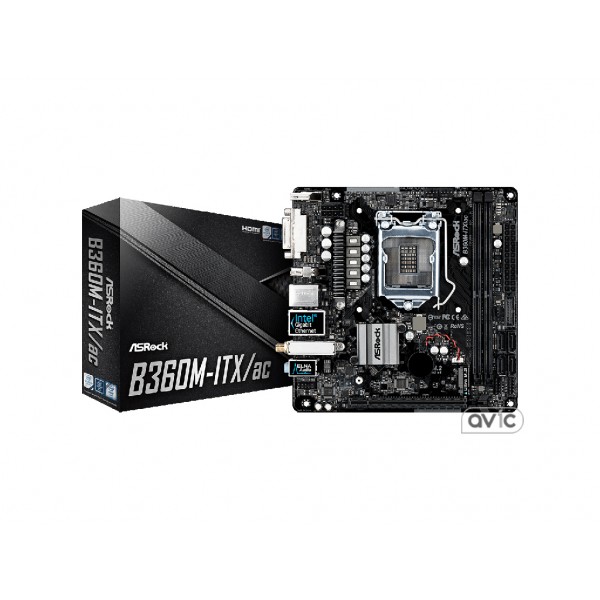 Материнская плата ASRock B360M-ITX/ac