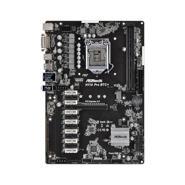 Материнская плата ASRock H110 Pro BTC+ Socket 1151