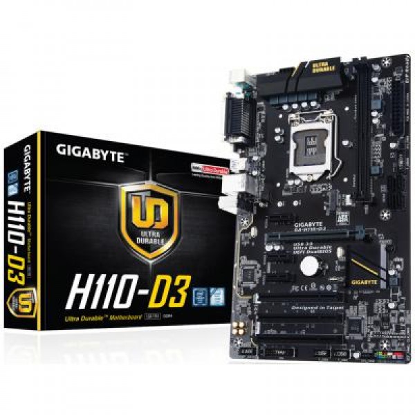 Материнская плата GIGABYTE GA-H110-D3