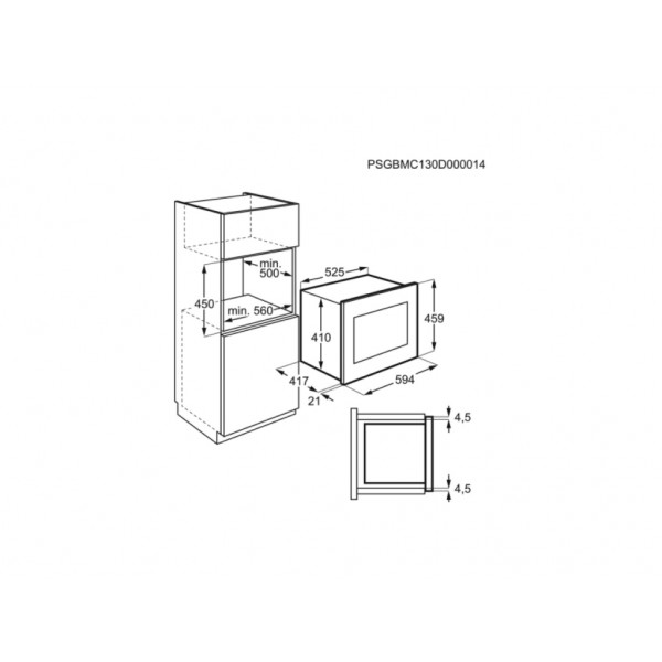 Микроволновая печь Electrolux KMFE264TEW