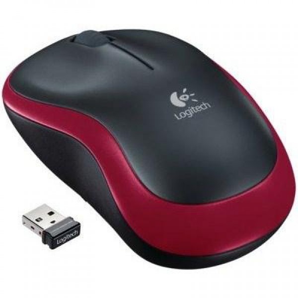 Мышь Cordless M185 red Logitech (910-002240)