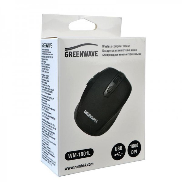 Мышь Greenwave WM-1601L (R0015186) Black USB