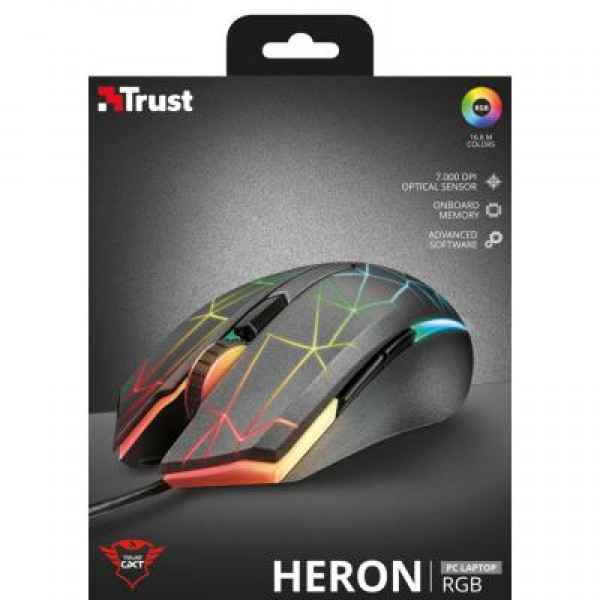 Мышь Trust Heron GXT 170 RGB Mouse (21813)