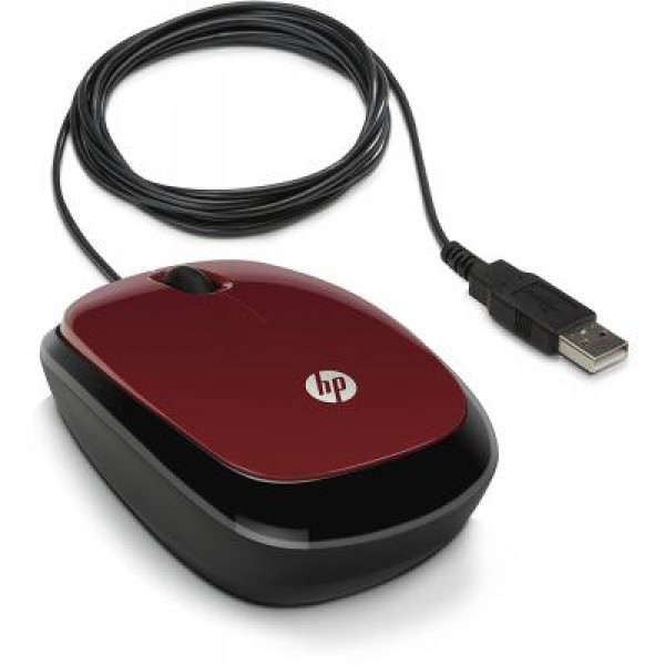 Мышь HP X1200 USB Flyer Red (H6F01AA)