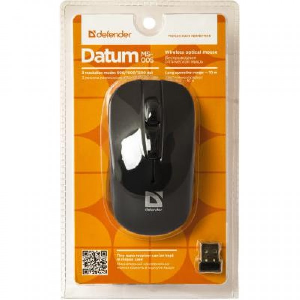 Мышь Defender Datum MS-005 Black (52005)