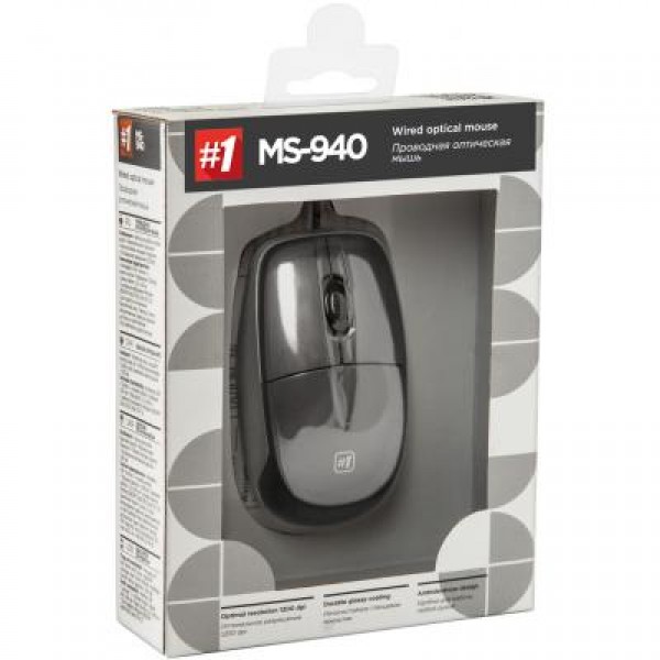 Мышь Defender Optimum MS-940 USB silver (52942)