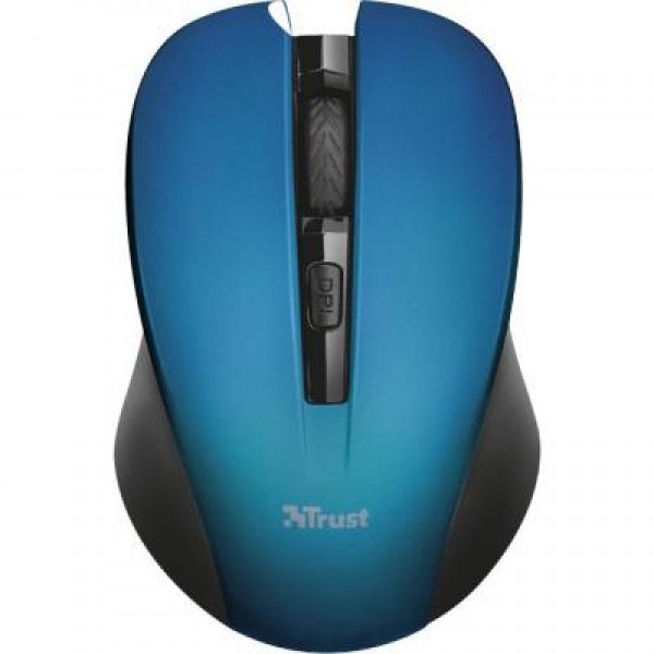 Мышь Trust Mydo Silent wireless mouse blue (21870)