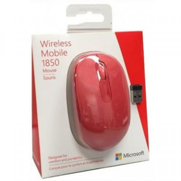 Мышь Microsoft Mobile 1850 Red (U7Z-00034)